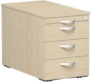 Thumbnail - geramöbel Flex Rollcontainer ahorn 4 Auszüge 43,8 x 80,0 x 56,5 cm