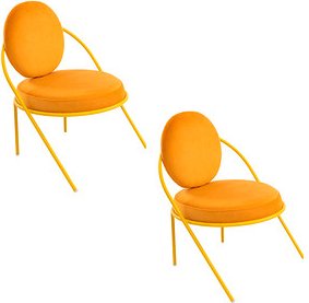 Thumbnail - meet powered by PAPERFLOW Sessel SATURNE safran Stoff, 2 St.