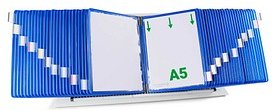 Thumbnail - tarifold Sichttafelsystem 435501 DIN A5 blau mit 50 St. Sichttafeln, 1 St.
