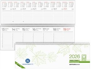 ZETTLER KALENDER Tischquerkalender 2026