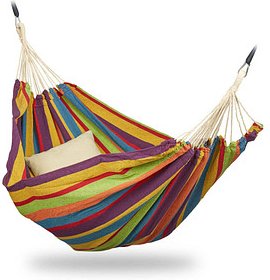 Thumbnail - relaxdays Hängematte bunt, 1 St.