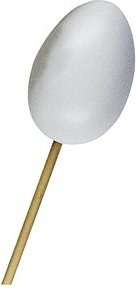 Rayher Plastik-Figur weiß Ei 18,0 cm, 1 St.