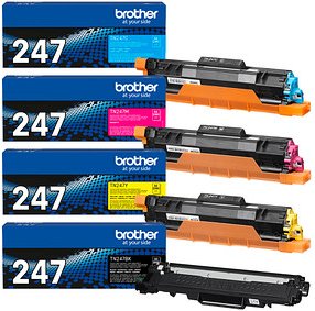 Thumbnail - brother TN-247BK/C/M/Y schwarz, cyan, magenta, gelb Toner, 4er-Set