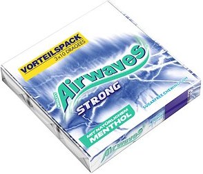 Airwaves STRONG Kaugummis 3 Pack à 10 St.