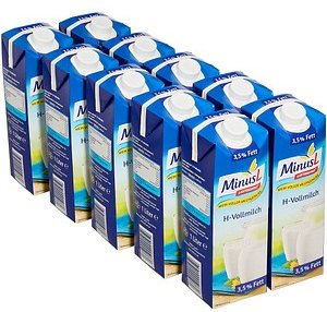 MinusL® H-Vollmilch laktosefreie Milch 3,5 % 10x 1,0 l