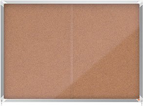 nobo Schaukasten silber 18x DIN A4 135,5 x 6,3 x 97,0 cm, 1 St.