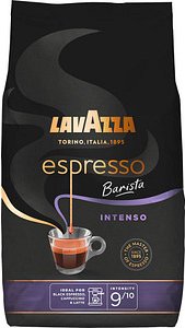 LAVAZZA Barista Intenso Espressobohnen, Arabica- und Robustabohnen kräftig, 1,0 kg