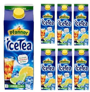 Pfanner Eistee Zitrone, Limette 6x 2,0 l