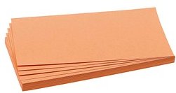 Thumbnail - FRANKEN Moderationskarten orange 9,5 x 20,5 cm, 500 Blatt