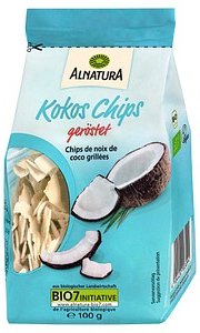 ALNATURA Bio Kokos Chips geröstet Trockenfrüchte 100,0 g