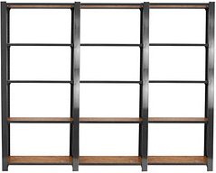 Thumbnail - Simonrack Regal OFFICLICK 8425437127649 grau, braun 240,0 x 30,0 x 210,0 cm