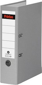 Printus Ordner grau Karton 8,0 cm DIN A4