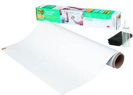 Post-it® selbstklebende Whiteboardfolie Flex Write Surface blanko 182,9 x 121,9 cm, 1 Rolle