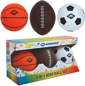 SCHILDKRÖT® Spielbälle Set mehrfarbig, Ø 11,0 cm, 3 St.