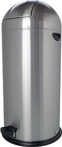 helit "the step dome" Mülleimer 52,0 l edelstahl, 1 St.