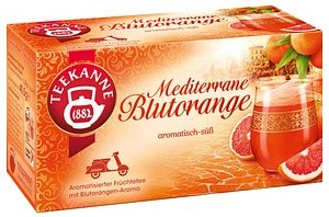 TEEKANNE Mediterrane Blutorange Tee 18 Portionen