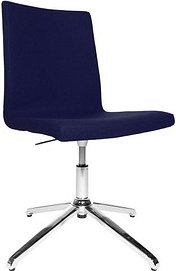 Thumbnail - Topstar Besucherstuhl Cube EA290 L58 dunkelblau Stoff