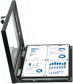 Thumbnail - LMG Schaukasten grau 4x DIN A4