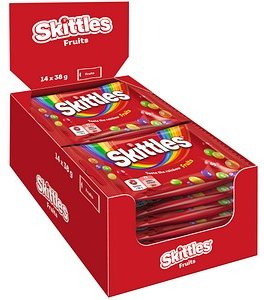 Skittles Fruits Kaubonbons 14 x 38,0 g