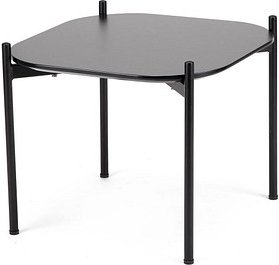 Thumbnail - meet powered by PAPERFLOW meet Beistelltisch quadratisch MDF-Platte schwarz 50,0 x 50,0 x 40,0 cm, 1 St.