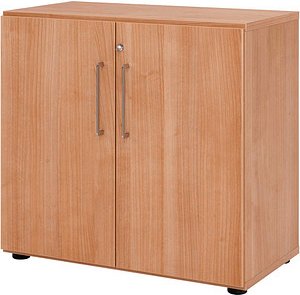 Thumbnail - HAMMERBACHER Aktenschrank 928T2, V928T2/N/N/BS nussbaum 1 Fachboden 80,0 x 42,0 x 74,8 cm