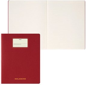 MOLESKINE Notizbuch Student Cahier XXL ca. DIN A4 quer liniert, rot Hardcover 120 Seiten, 1 St.