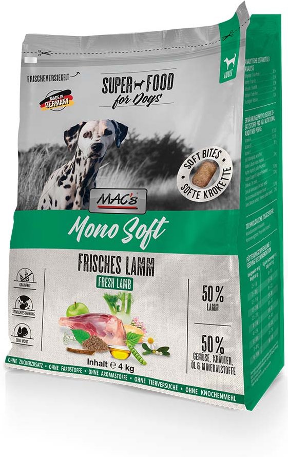 MAC's Dog Mono Soft Frisches Lamm 2x4 kg