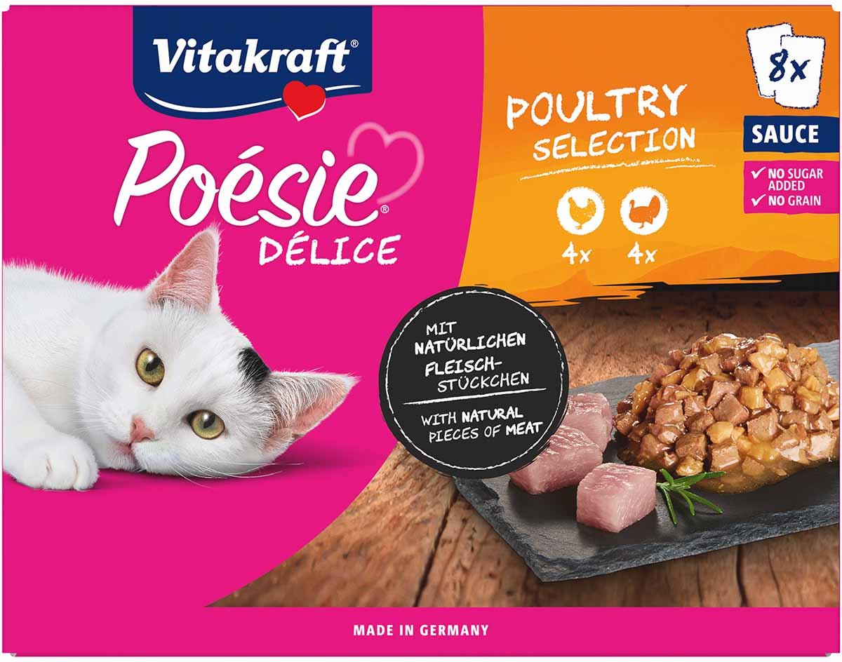 Vitakraft Poésie Délice Poultry Selection 8x85g
