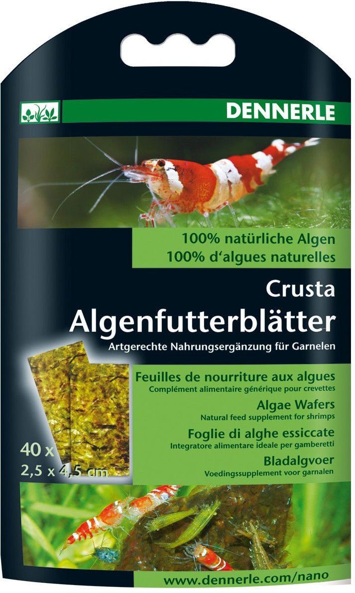 Dennerle Nano Algenfutterblätter 40 Stück