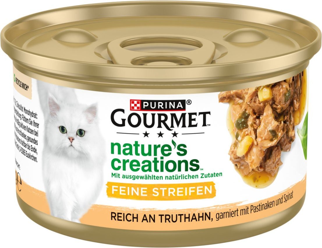 GOURMET Nature's Creations in Gelee naturbelassen Truthahn 12x85g