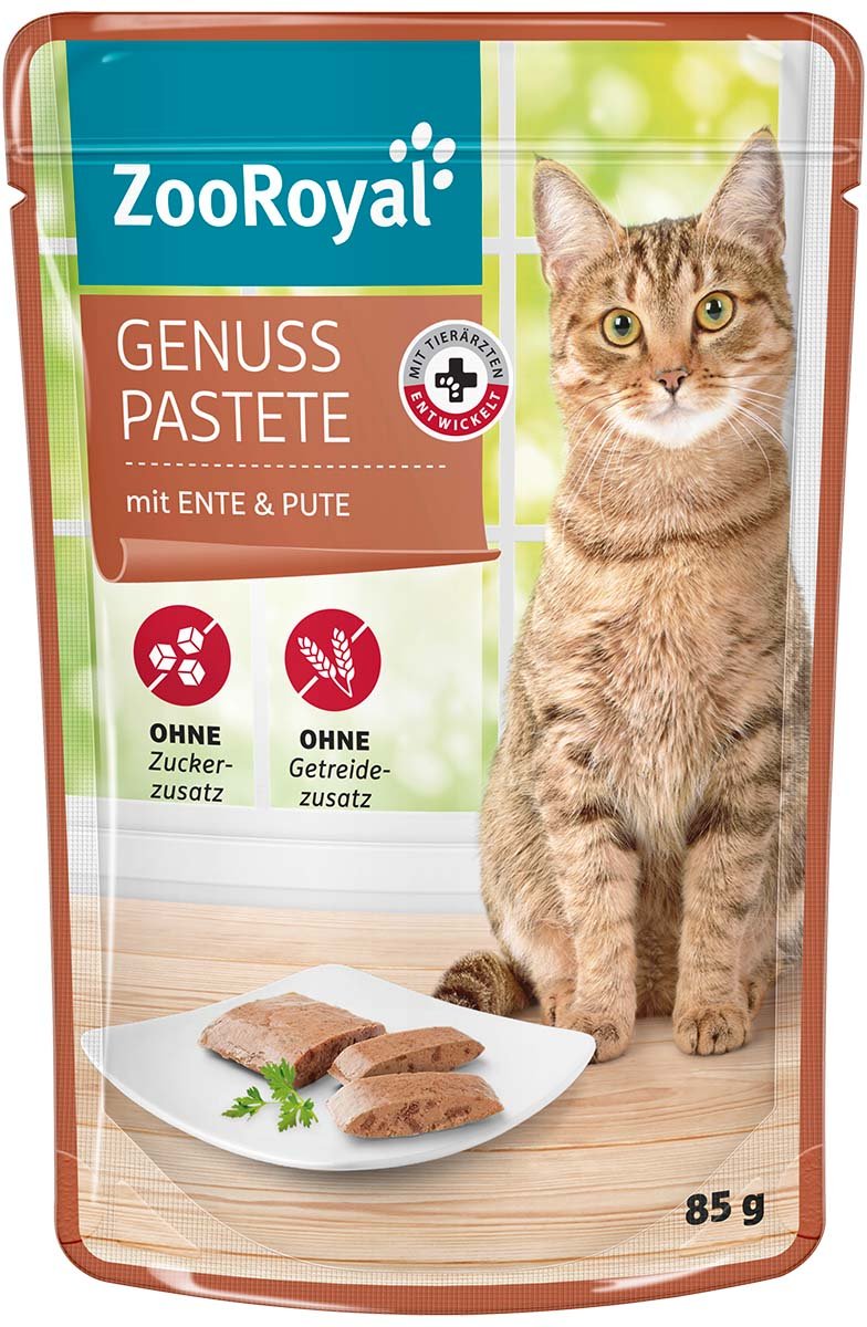 ZooRoyal Genuss Pastete Ente & Pute 24x85g