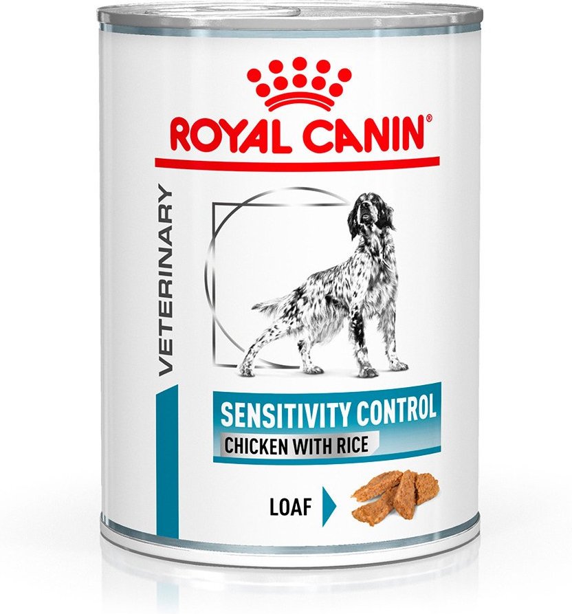 Thumbnail - ROYAL CANIN Veterinary SENSITIVITY CONTROL HUHN MIT REIS Nassfutter für Hunde 12x410g