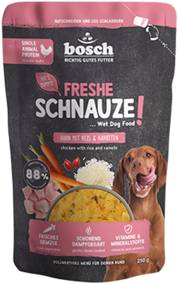 Bosch Freshe Schnauze Huhn mit Reis & Karotten 8x250 g
