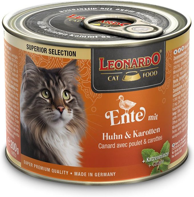 Leonardo Ente mit Huhn & Karotten 6x200g