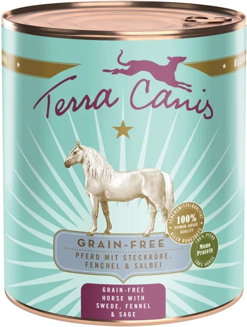 Thumbnail - Terra Canis getreidefrei Pferd mit Steckrübe, Fenchel & Salbei 12x800g