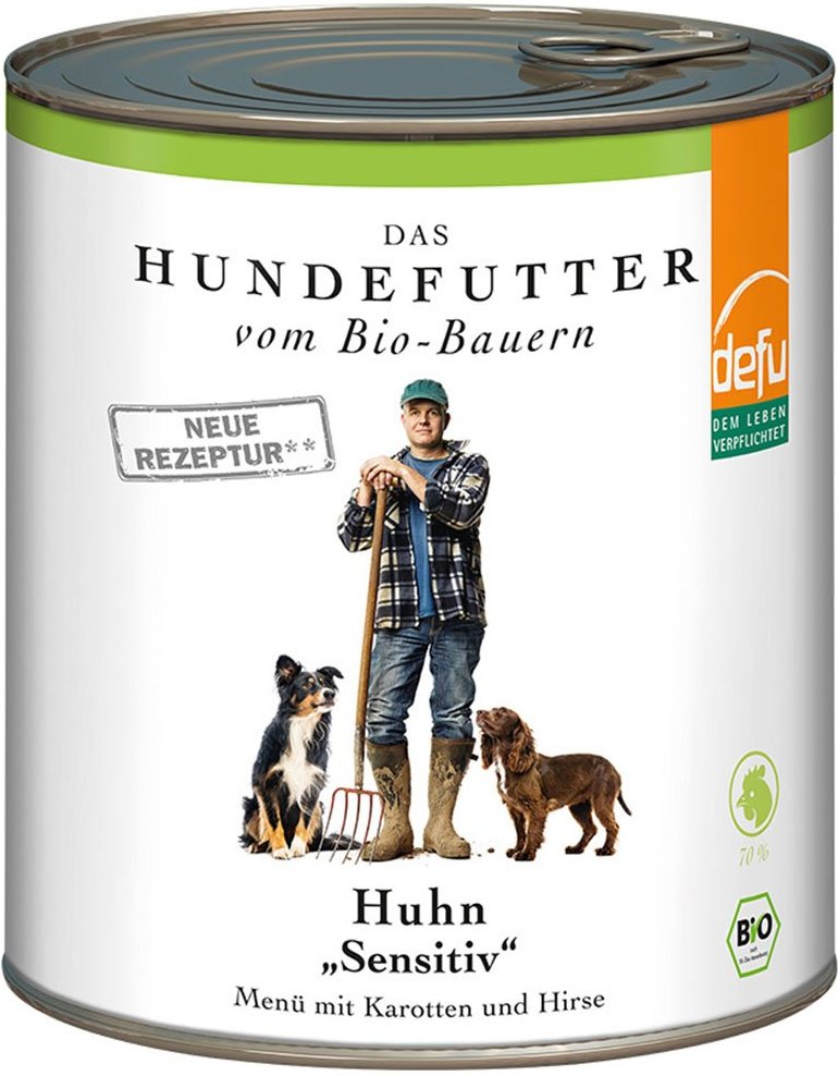 Defu Bio-Huhn Sensitiv Menü 6x820g