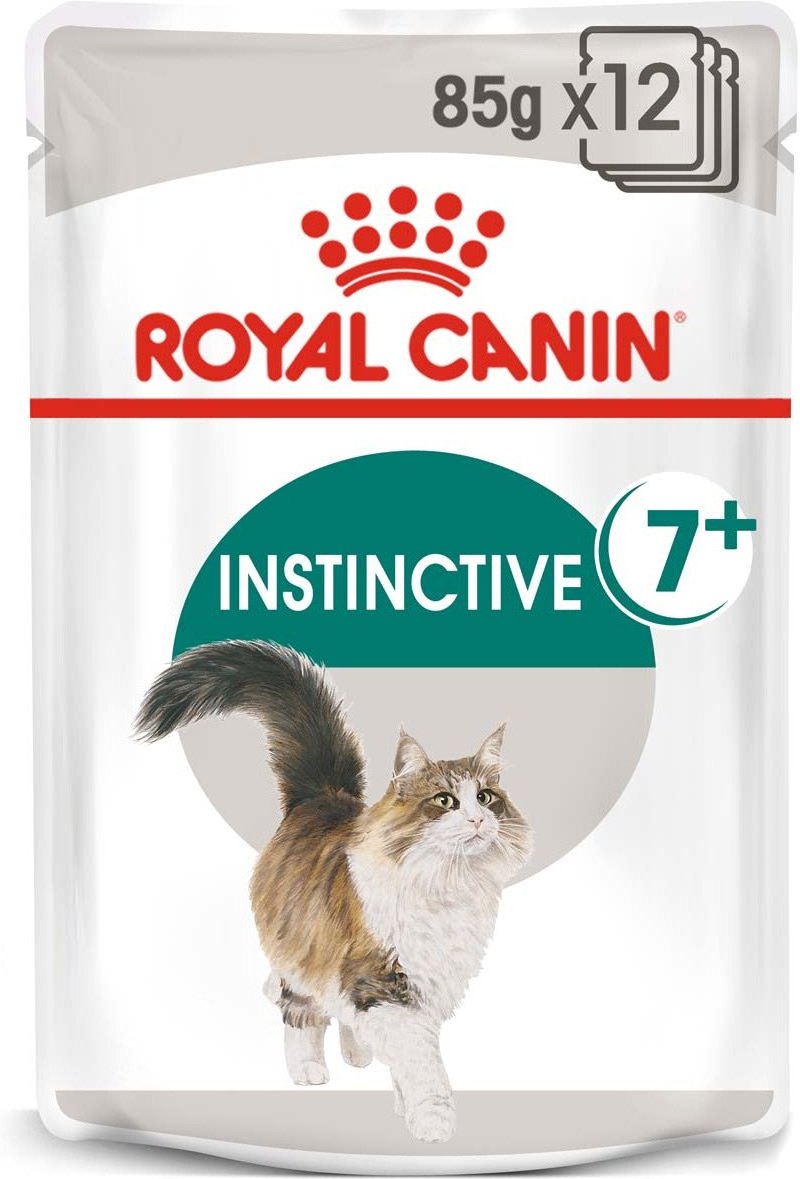 ROYAL CANIN INSTINCTIVE 7+ Nassfutter in Soße für ältere Katzen 48x85g