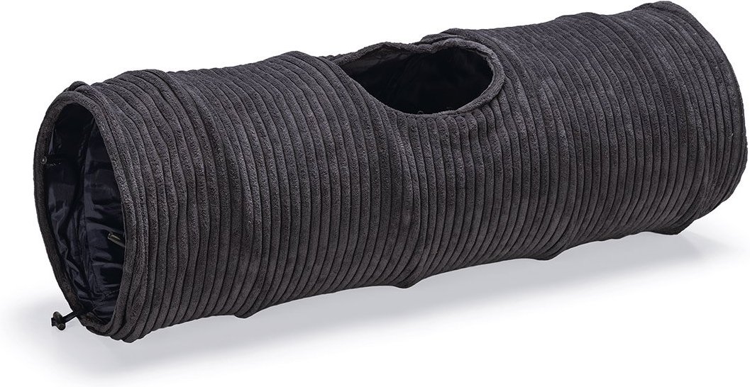 Thumbnail - Designed by Lotte Katzentunnel RIBBED anthrazit 25x75cm