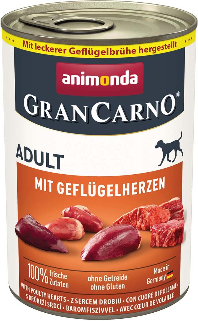 animonda GranCarno Adult Geflügelherz 6x400g