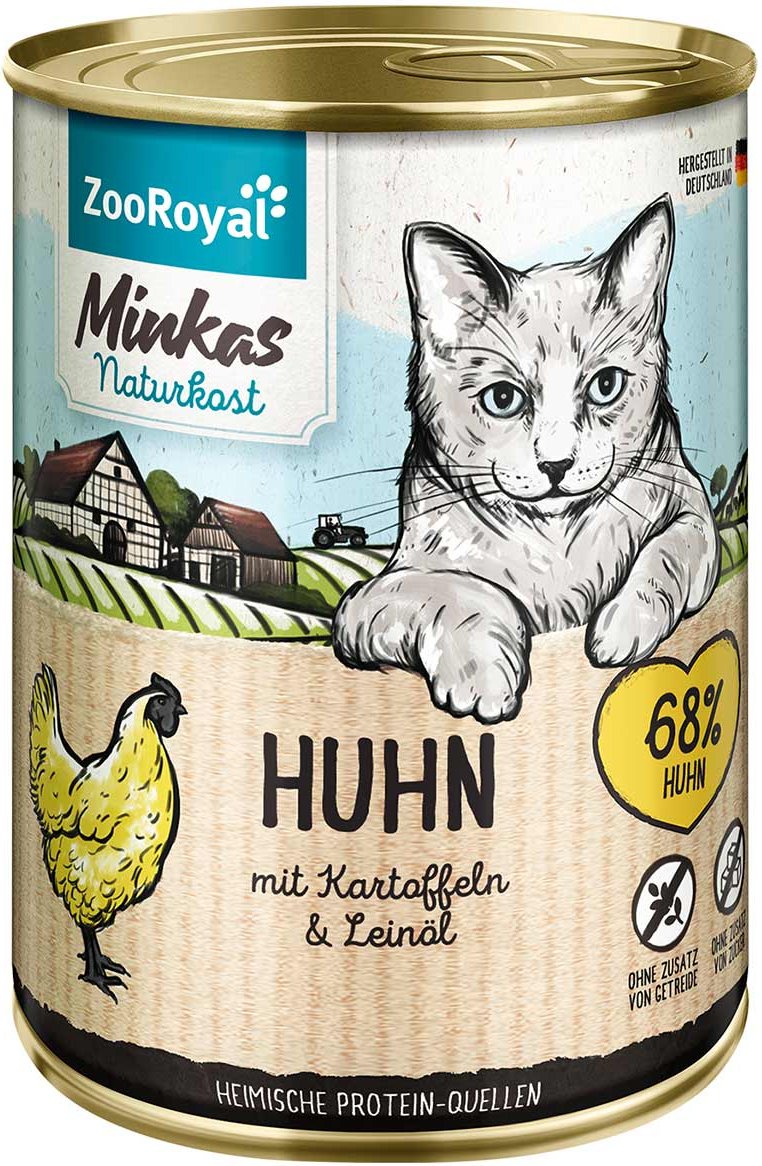 ZooRoyal Minkas Huhn mit Kartoffeln 400g