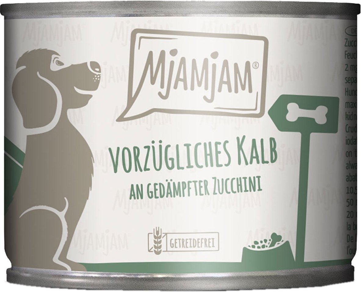 MjAMjAM vorzügliches Kalb an gedämpfter Zucchini 6x200g