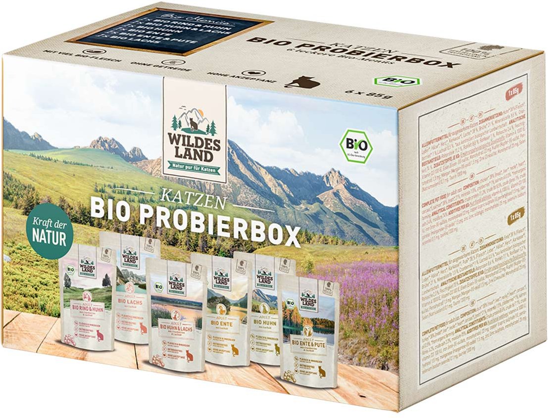 Wildes Land 6er Bio Probierbox 6x85 g