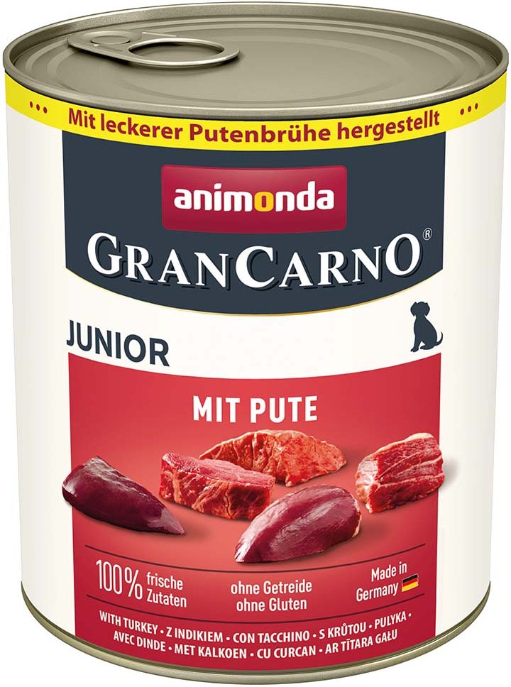 animonda GranCarno Junior mit Pute 6x800g
