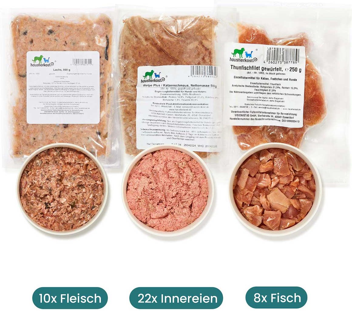 Thumbnail - Haustierkost Schlemmer Paket Katze 15 kg