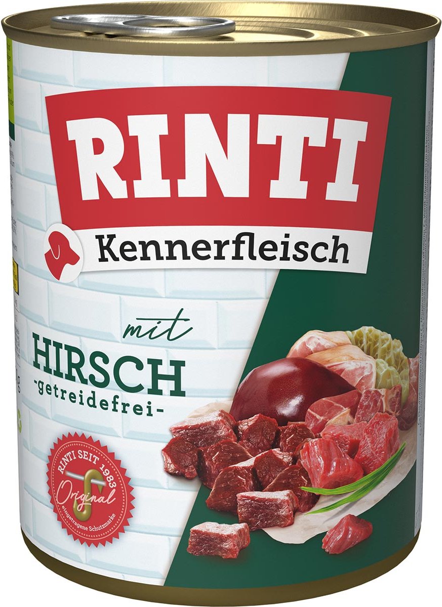 Rinti Kennerfleisch Hirsch 24x800g