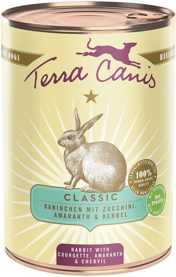 Terra Canis CLASSIC Kaninchen mit Zucchini 6x400g