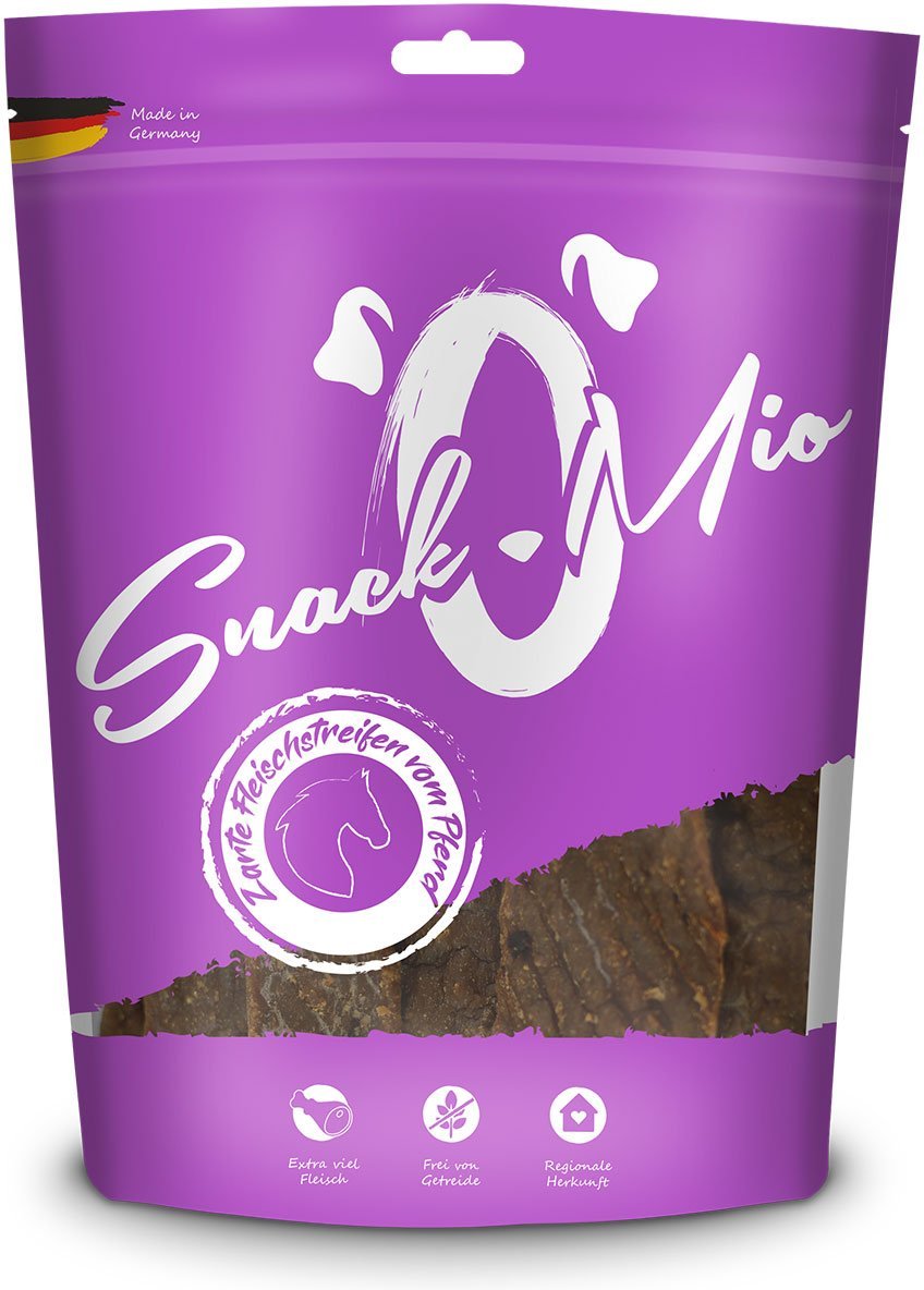SnackOMio - zarte Fleischstreifen vom Pferd 2x125g