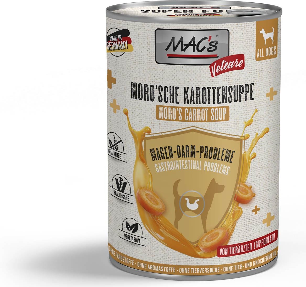 MAC's Dog Vetcare Morosche Karottensuppe 6x400g