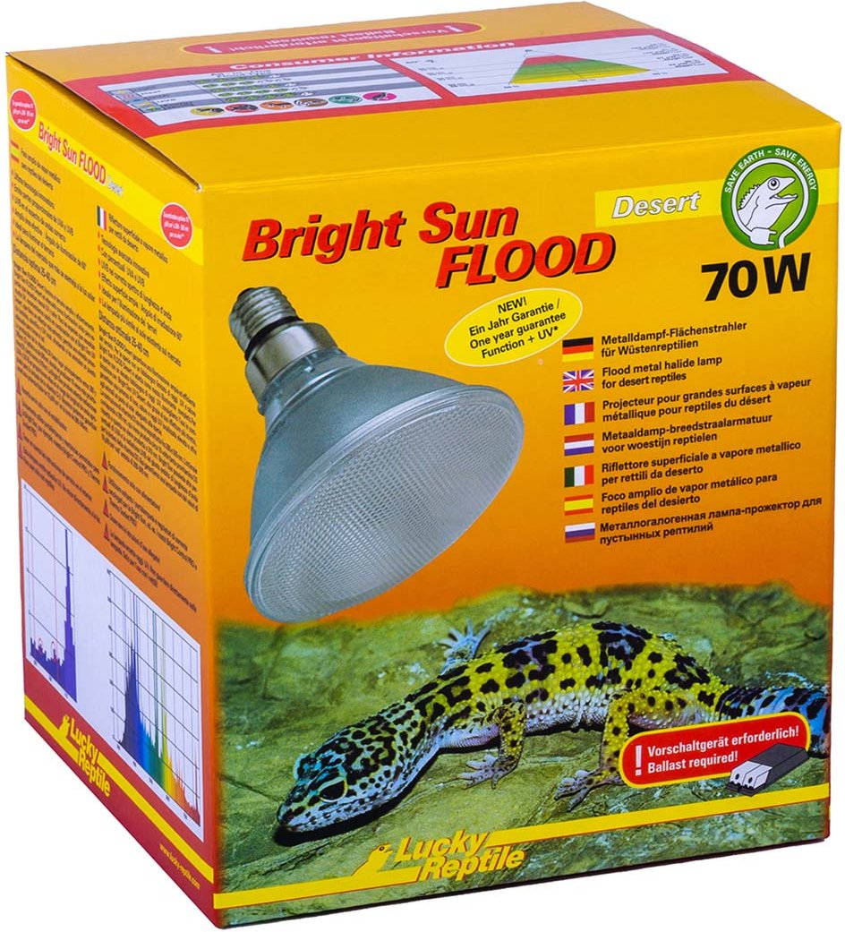 Lucky Reptile Bright Sun FLOOD Desert 70W