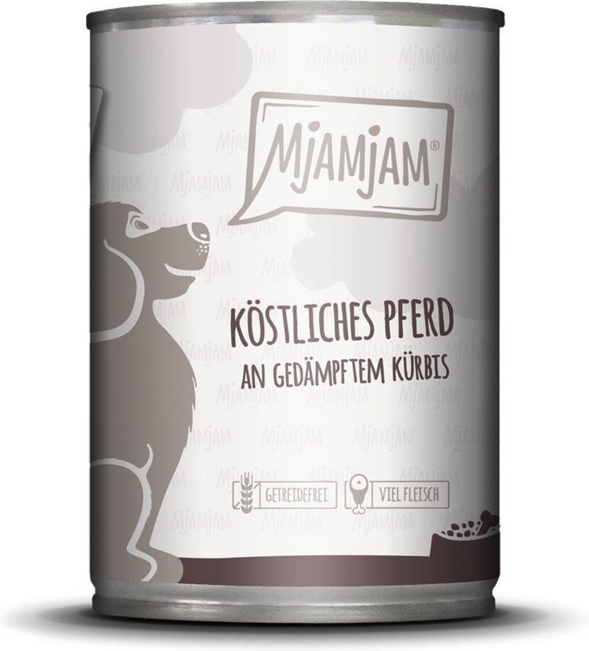 MjAMjAM Pferd an gedämpftem Kürbis 6x400g